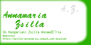 annamaria zsilla business card